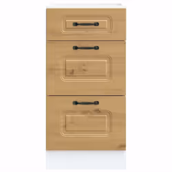 vidaXL Kitchen Base Cabinet Kalmar Artisan Oak Engineered Wood - Additional view 4