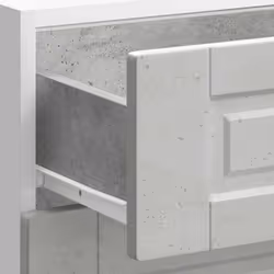 vidaXL Kitchen Base Cabinet Porto Concrete Grey Engineered Wood - Additional view 8