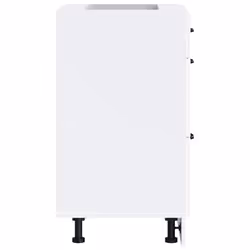 vidaXL Kitchen Base Cabinet Lucca White Engineered Wood sink base cabinet - Additional view 5