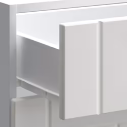 vidaXL Kitchen Base Cabinet Lucca White Engineered Wood sink base cabinet - Additional view 8