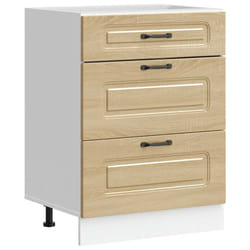 vidaXL Kitchen Base Cabinet Kalmar Sonoma Oak Engineered Wood