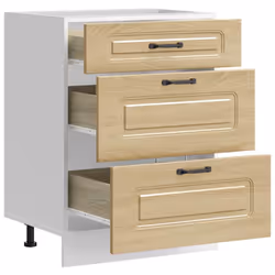 vidaXL Kitchen Base Cabinet Kalmar Sonoma Oak Engineered Wood - Additional view 4