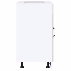 vidaXL Kitchen Base Cabinet Porto High Gloss White Engineered Wood - Additional view 5