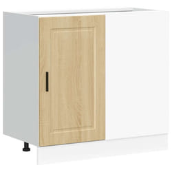 vidaXL Kitchen Base Cabinet Porto Sonoma Oak Engineered Wood sink base cabinet