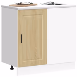 vidaXL Kitchen Base Cabinet Porto Sonoma Oak Engineered Wood sink base cabinet