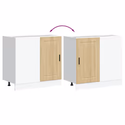 vidaXL Kitchen Base Cabinet Porto Sonoma Oak Engineered Wood sink base cabinet - Additional view 7