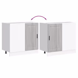 vidaXL Kitchen Base Cabinet Porto Grey Sonoma Engineered Wood - Additional view 7