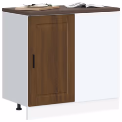 vidaXL Kitchen Base Cabinet Porto Brown Oak Engineered Wood sink base cabinet