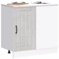 vidaXL Sink Base Cabinet Lucca Concrete Grey Engineered Wood