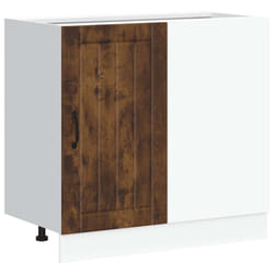 vidaXL Sink Base Cabinet Lucca Smoked Oak Engineered Wood kitchen base cabinet