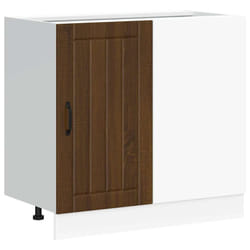 vidaXL Sink Base Cabinet Lucca Brown Oak Engineered Wood kitchen base cabinet