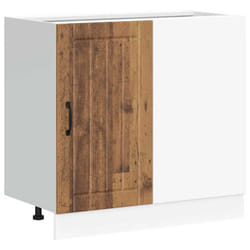 vidaXL Sink Base Cabinet Lucca Old Wood Engineered Wood kitchen base cabinet