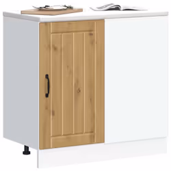 vidaXL Sink Base Cabinet Lucca Artisan Oak Engineered Wood - Additional view 2