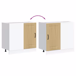 vidaXL Kitchen Base Cabinet Kalmar Sonoma Oak Engineered Wood - Additional view 7