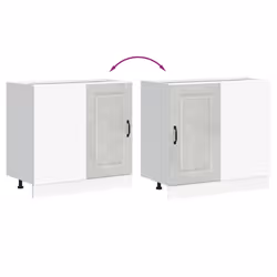 vidaXL Kitchen Base Cabinet Kalmar Concrete Grey Engineered Wood - Additional view 7