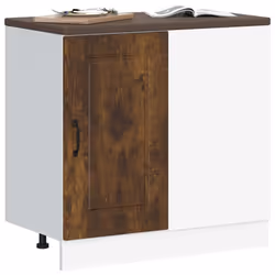 vidaXL Kitchen Base Cabinet Kalmar Smoked Oak Engineered Wood