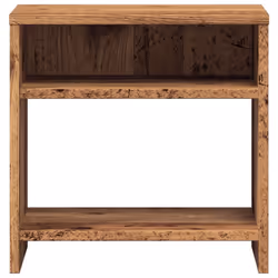 vidaXL Bedside Cabinet Bed Table Telephone Stand Nightstand Engineered Wood - old wood, 1 pcs - Additional view 4
