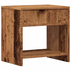 vidaXL Bedside Cabinet Bed Table Telephone Stand Nightstand Engineered Wood - old wood, 1 pcs - Additional view 6