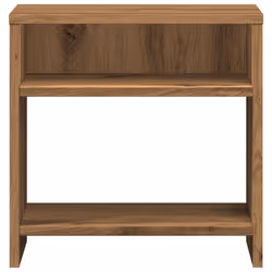 vidaXL Bedside Cabinet Bed Table Telephone Stand Nightstand Engineered Wood - oak, 1 pcs - Additional view 4
