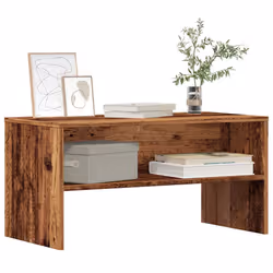 vidaXL TV Cabinet Old Wood 80x40x40 cm Engineered Wood tv stand tv sideboard - Additional view 2