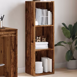vidaXL Book Cabinet Old Wood 36x30x114 cm Engineered Wood bookcase - Additional view 3