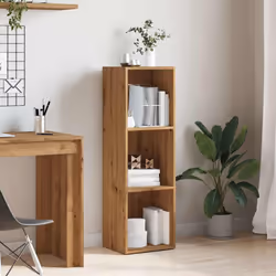 vidaXL Book Cabinet Artisan Oak 36x30x114 cm Engineered Wood bookcase - Additional view 2