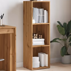 vidaXL Book Cabinet Artisan Oak 36x30x114 cm Engineered Wood bookcase - Additional view 3