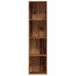 vidaXL Book Cabinet Old Wood 36x30x143 cm Engineered Wood bookcase - Additional view 4