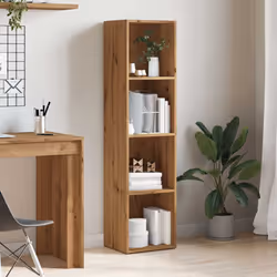 vidaXL Book Cabinet Artisan Oak 36x30x143 cm Engineered Wood bookcase - Additional view 2