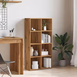 vidaXL Book Cabinet Artisan Oak 66x30x130 cm Engineered Wood bookcase - Additional view 2