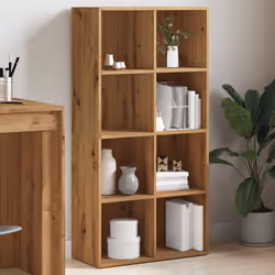 vidaXL Book Cabinet Artisan Oak 66x30x130 cm Engineered Wood bookcase - Additional view 3