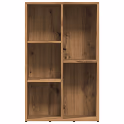 vidaXL Book Cabinet Artisan Oak 50x25x80 cm Engineered Wood bookcase - Additional view 4