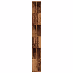 vidaXL Book Cabinet Old Wood 80x24x192 cm Engineered Wood bookcase - Additional view 4