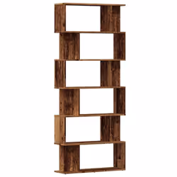 vidaXL Book Cabinet Old Wood 80x24x192 cm Engineered Wood bookcase - Additional view 5