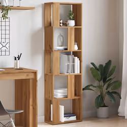 vidaXL Book Cabinet Bookcase Storage Bookshelf Artisan Oak Engineered Wood
