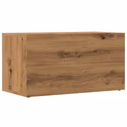 vidaXL Vinyl Storage Box Recorder Collection Cabinet Cupboard Engineered Wood - artisan oak - Additional view 5