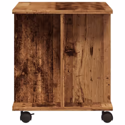 vidaXL TV Cabinet with Castors TV Stand Media TV Unit Old Wood Engineered Wood - Additional view 4