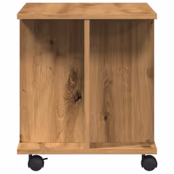 vidaXL TV Cabinet with Castors Artisan Oak 80x40x45 cm Engineered Wood - Additional view 4