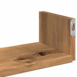 vidaXL Wall Display Shelf Floating Rack Hanging Shelf Engineered Wood 3 pcs - artisan oak, 60 x 15 x 10 cm - Additional view 6
