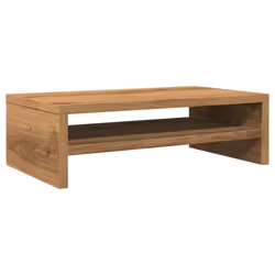 vidaXL Monitor Stand with a Storage Shelf Chipboard TV Stand Multi Colours - artisan oak