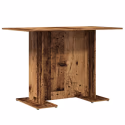 vidaXL Dining Table Kitchen Dinner Table Dining Room Table Engineered Wood - old wood