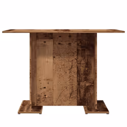 vidaXL Dining Table Kitchen Dinner Table Dining Room Table Engineered Wood - old wood - Additional view 4