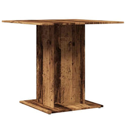 vidaXL Dining Table Kitchen Dinner Table Dining Room Table Engineered Wood - old wood