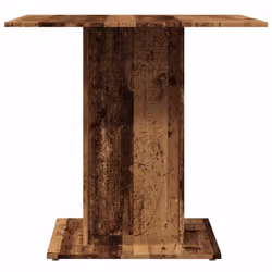 vidaXL Dining Table Kitchen Dinner Table Dining Room Table Engineered Wood - old wood - Additional view 4