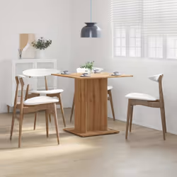 vidaXL Dining Table Kitchen Dinner Table Dining Room Table Engineered Wood - artisan oak