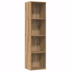 vidaXL Book Cabinet/TV Cabinet Living Room Wall Shelf Book Stand Wall Rack - old wood