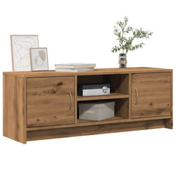 vidaXL TV Cabinet Artisan Oak 102x30x37.5 cm Engineered Wood TV stand