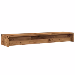 vidaXL Monitor Stand Screen Display Computer Desktop Laptop Engineered Wood - old wood - Additional view 6