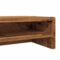 vidaXL Monitor Stand Screen Display Computer Desktop Laptop Engineered Wood - old wood - Additional view 7