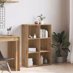 vidaXL Book Cabinet/Sideboard Artisan Oak 66x30x98 cm Engineered Wood bookcase - Additional view 2